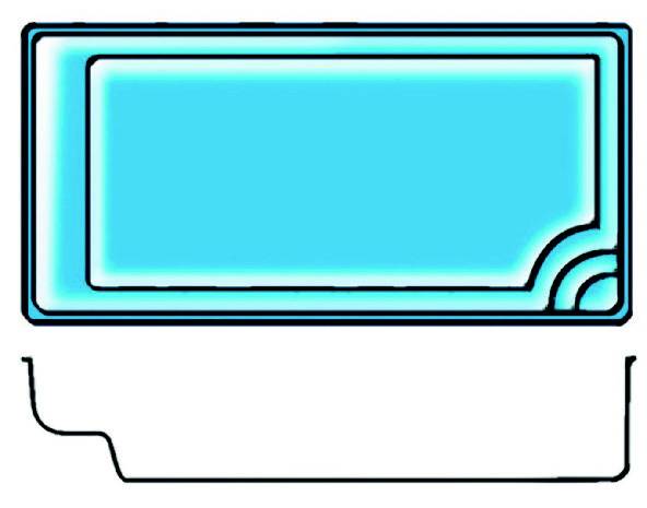 Evolutive 5 – Piscine coque évolutive compacte – Piscines Provence Polyester à Brignoles près d’Aix-en-Provence