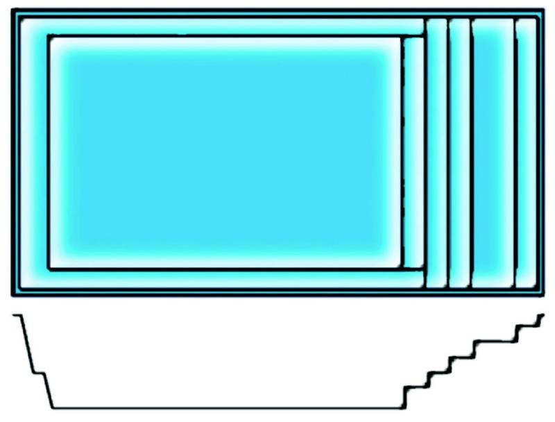 Horner Swim 6 et 7 – Piscine coque pour nage sportive – Piscines Provence Polyester à Brignoles près d’Aix-en-Provence