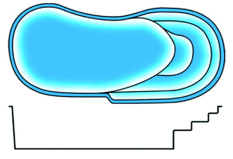 Gala – Piscine coque forme libre familiale – Piscines Provence Polyester à Saint-Maximin-la-Sainte-Baume près d’Aix-en-Provence