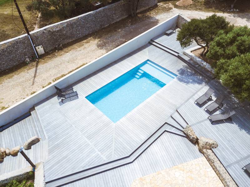 Piscine Samoa couleur gris